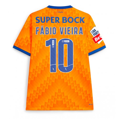 Fotbalové Dres Porto Fabio Vieira #10 Venkovní 2024-25 Krátký Rukáv